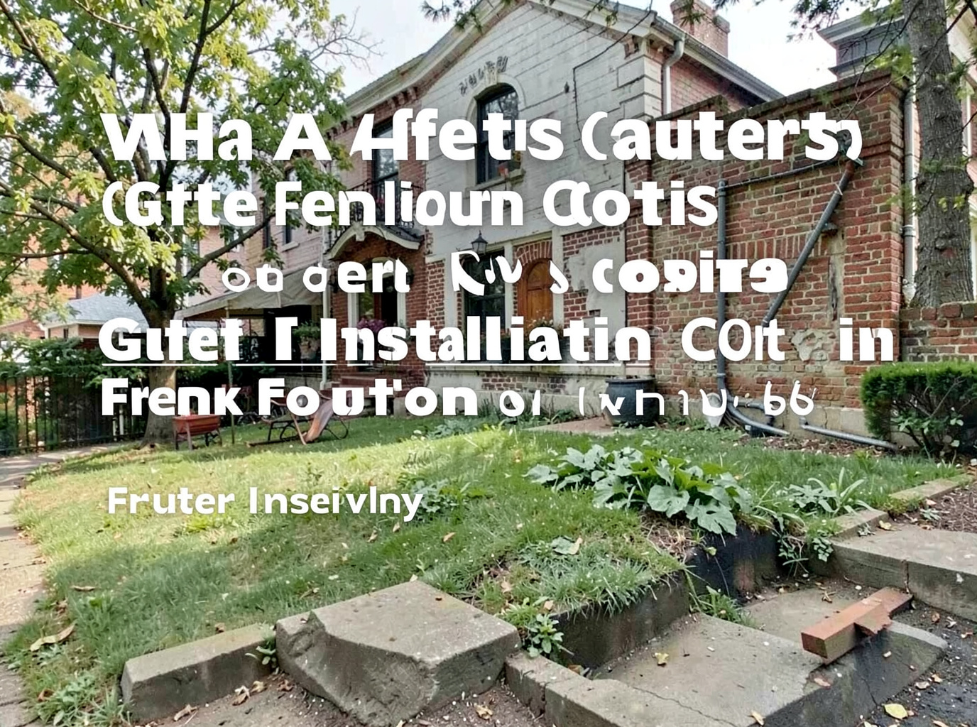 What Affects Gutter Installation Costs in Frankfort Kentucky