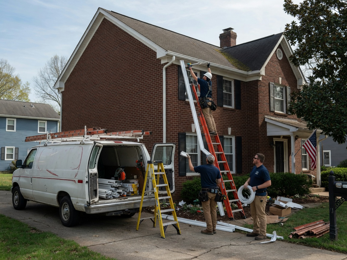 Gutter Installation work by Frankfort Gutter Installation in Frankfort, Kentucky