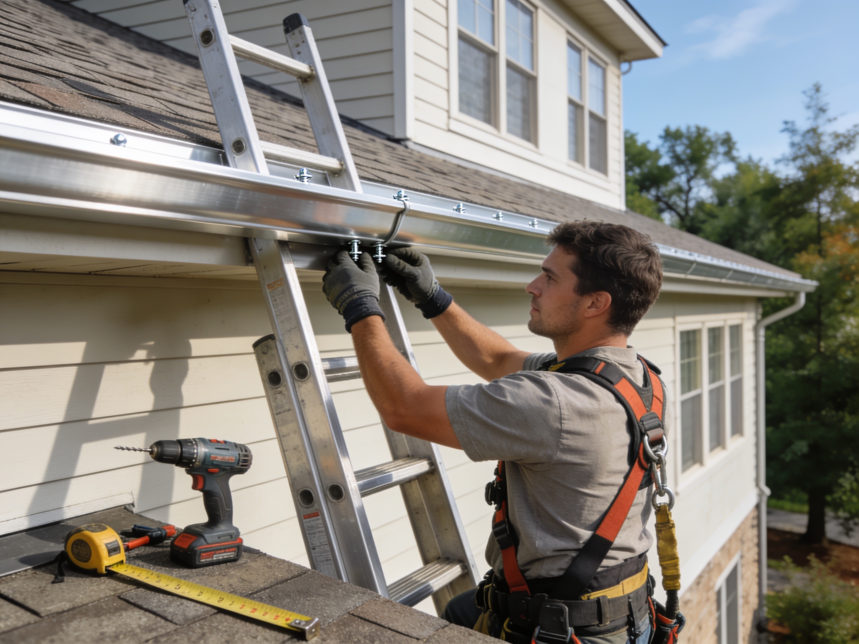 Commercial Gutter Installation in Frankfort