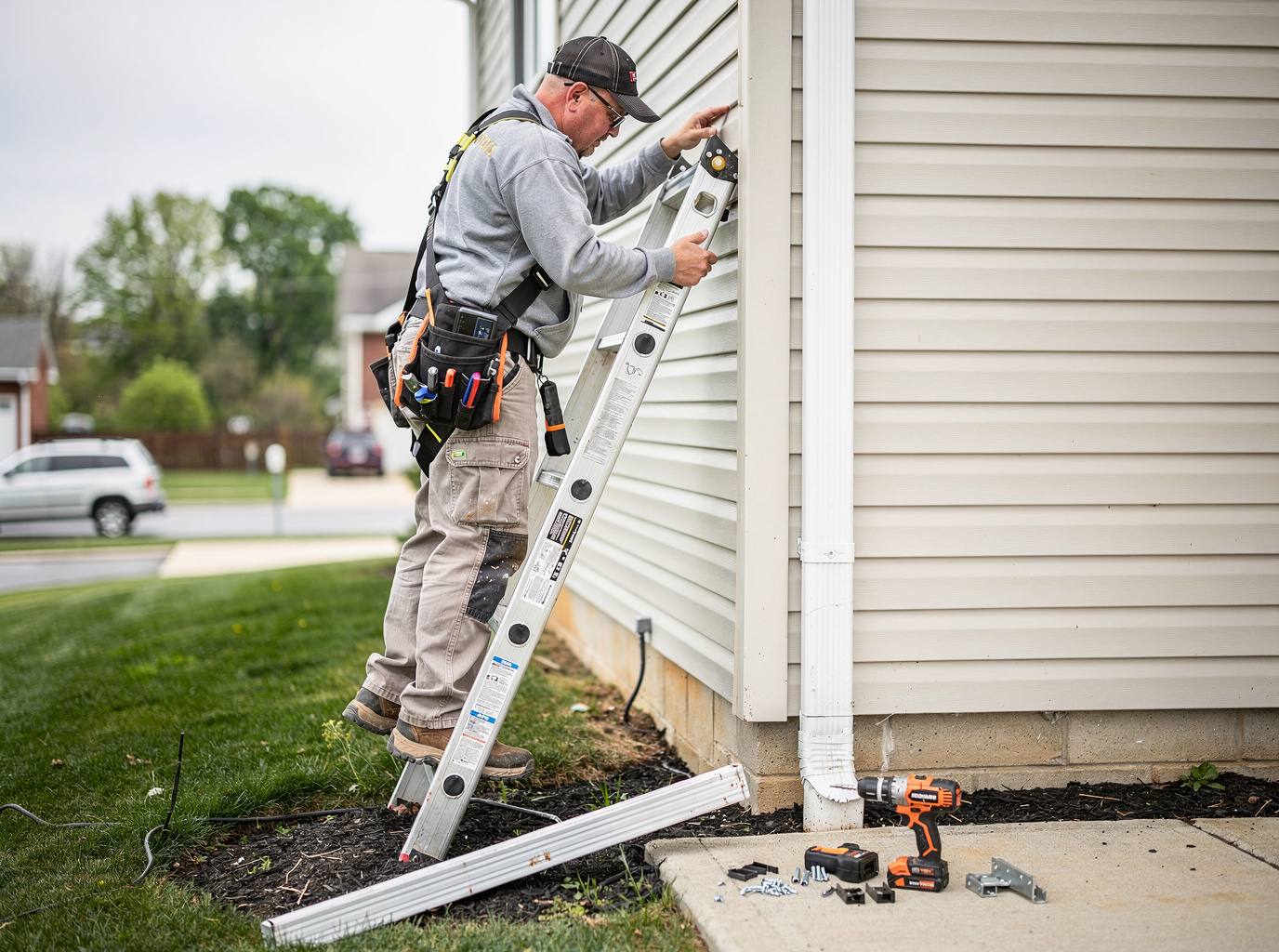 Downspout Replacement in Frankfort