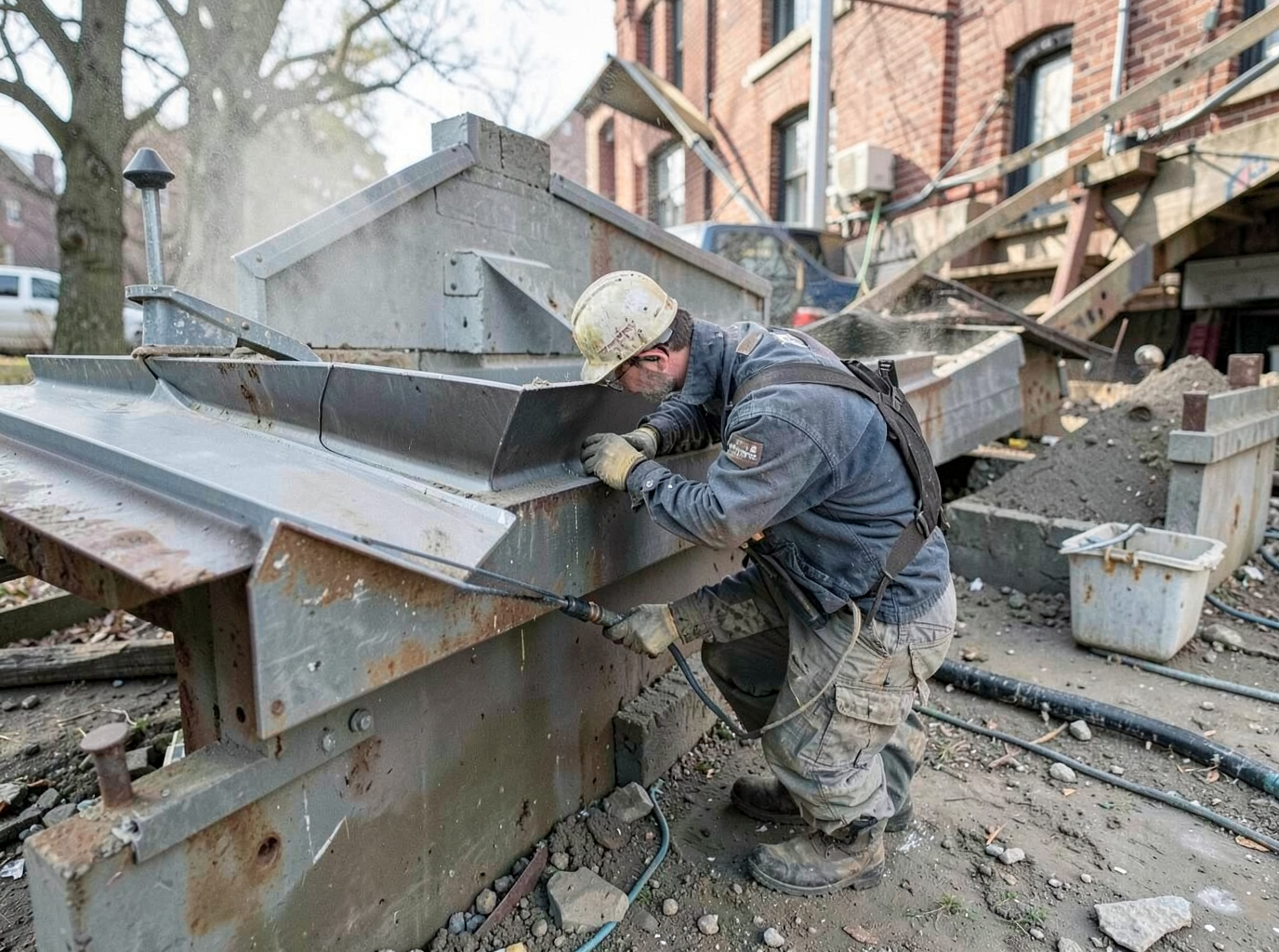 Half Round Gutter Installation in Frankfort